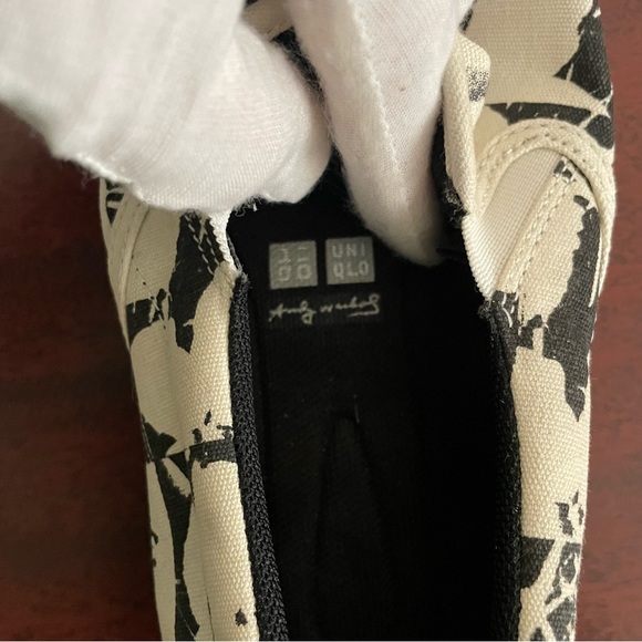 Sold Out Uniqlo x Andy Warhol Canvas Slip Ons Sneaker Shoes - Picture 7 of 8
